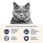 Повнораціонний сухий корм Home Food для котів CAT ADULT Для котів британських та шотландських порід Індичка та качка 0,4 кг - Зображення 5
