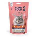 Ласощі для котів Home Food для котів Соломка з м'яса птиці та морква