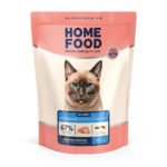 Повнораціонний сухий корм Home Food для котів CAT ADULT Гіпоалергенний Морський коктейль 0,4 кг
