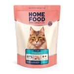 Повнораціонний сухий корм Home Food для котів CAT ADULT Для кастрованих/стерилізованих Кролик та журавлина 0,4 кг