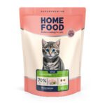 Повнораціонний сухий корм Home Food для кошенят KITTEN Для кошенят Свіжа курка 0,4 кг