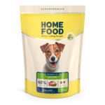 Повнораціонний сухий корм Home Food для дорослих собак DOG ADULT MINI Для активних собак і юніорів Ягнятина з рисом 0,7 кг