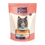 Повнораціонний сухий корм Home Food для котів CAT ADULT Для вибагливих Chicken & Liver 0,4 кг