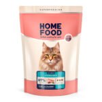 Повнораціонний сухий корм Home Food для котів CAT ADULT Для кастрованих/стерилізованих Кролик та журавлина 1,6 кг