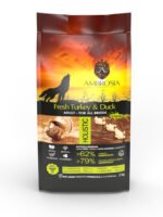 Беззерновий корм Ambrosia Grain free зі свіжою індичкою та качкою для дорослих собак усіх порід 2кг