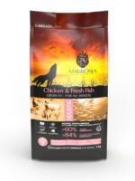 Беззерновий корм Ambrosia Grain free з куркою та свіжою рибою для цуценят всіх порід 2кг