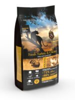 Беззерновий корм Ambrosia Grain free зі свіжою індичкою та куркою для кошенят та дорослих котів 5кг - Зображення 2