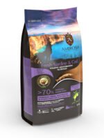 Беззерновий корм Ambrosia Mediterranean з сардиною і тріскою для літніх і стерилізованих собак всіх порід 5кг - Зображення 2