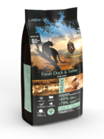 Беззерновий корм Ambrosia Grain free зі свіжою качкою та індичкою для літніх та стерилізованих кішок 5кг - Зображення 2