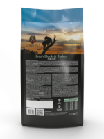Беззерновий корм Ambrosia Grain free зі свіжою качкою та індичкою для літніх та стерилізованих кішок 5кг - Зображення 3