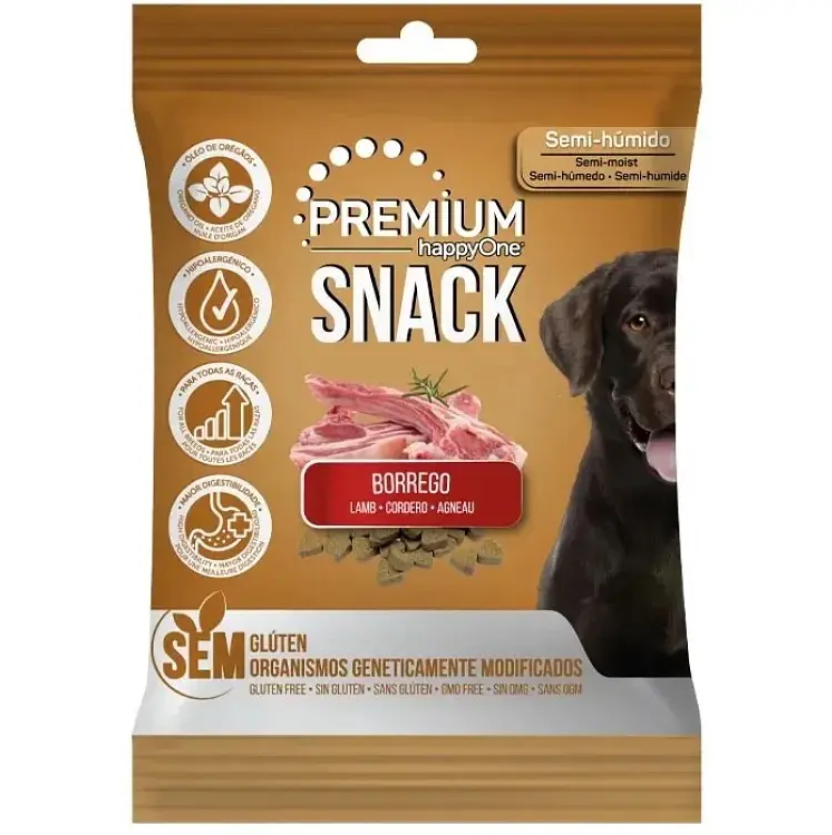 happyone-premium-dog-snack-lamb-100g Ласощі для собак happyOne Premium Dog Snack Lamb з ягням 100г - Зображення 1