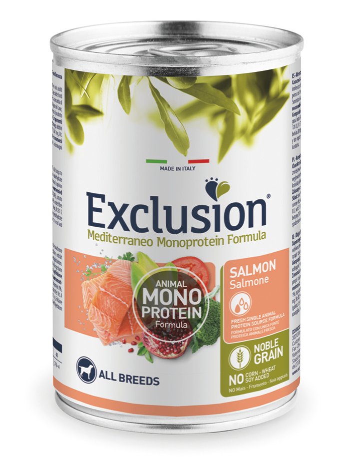 Set of mockups. White blank tincan silver and gold metal Tin Can Консерви для дорослих собак всіх порід з лососем Exclusion Adult Salmon 400г - Зображення 1