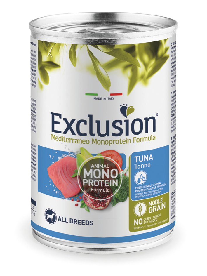 Set of mockups. White blank tincan silver and gold metal Tin Can Консерви для дорослих собак всіх порід з тунцем Exclusion Adult Tuna 400г - Зображення 1