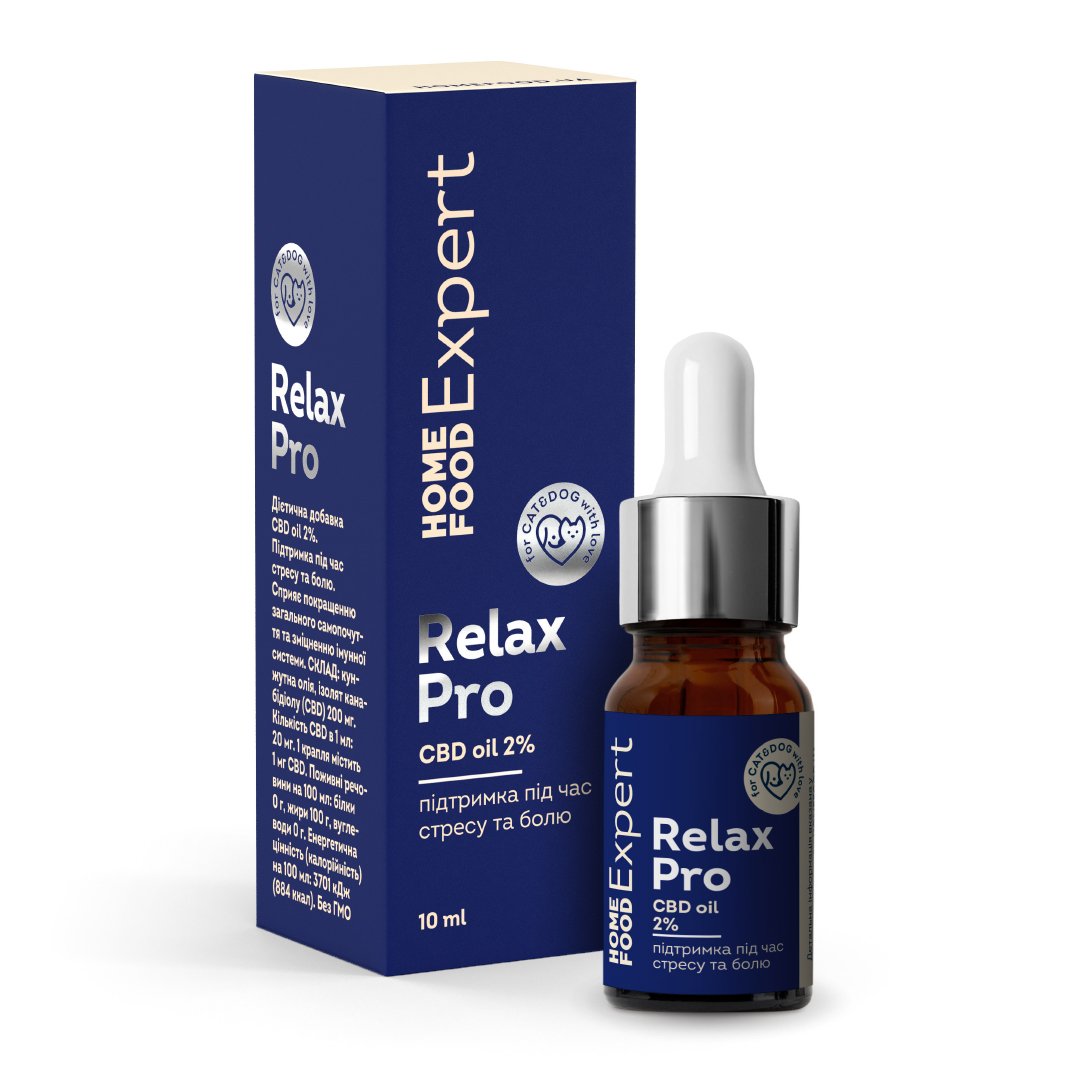 Relax Pro 10ml Кормові та дієтичні добавки Home Food Expert для собак CAT Relax Pro Expert - Зображення 1