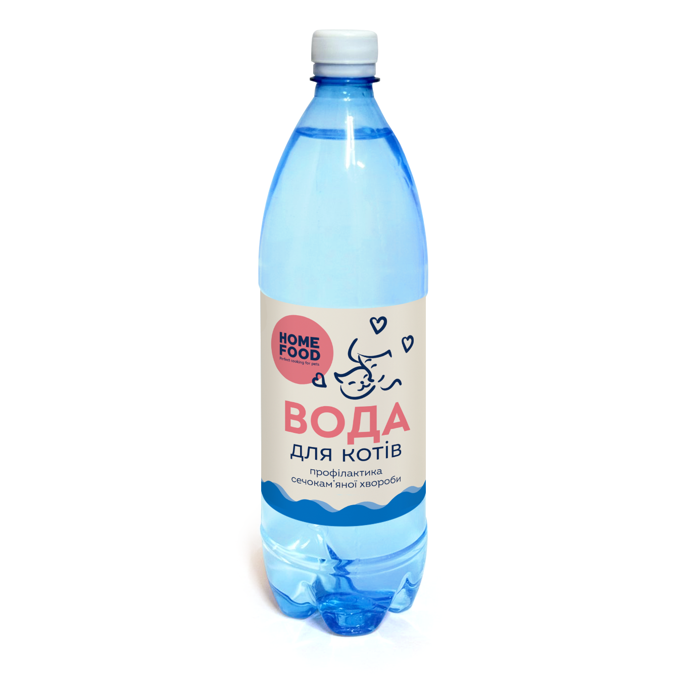 Вода для котів Питна вода Home Food для кішок для профілактики сечокам'яної хвороби 1л - Зображення 1