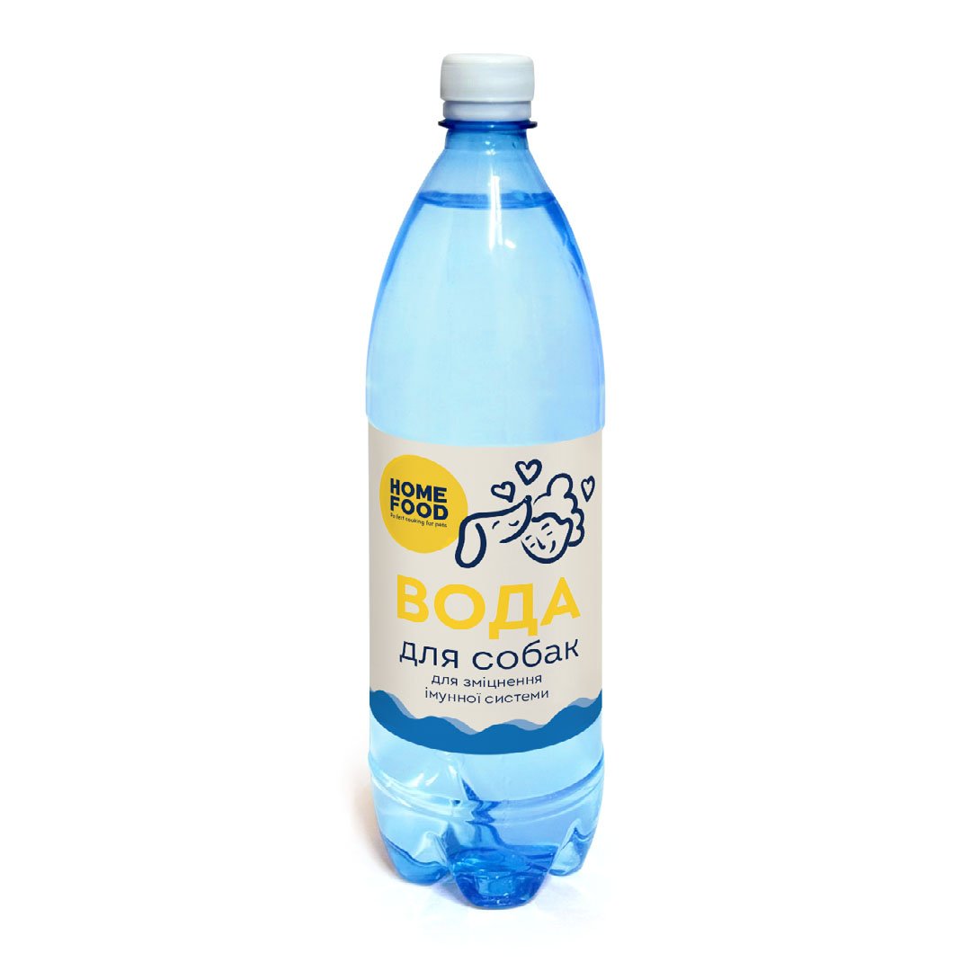 Вода для собак Питна вода Home Food для собак для зміцнення імунної системи 1л - Зображення 1
