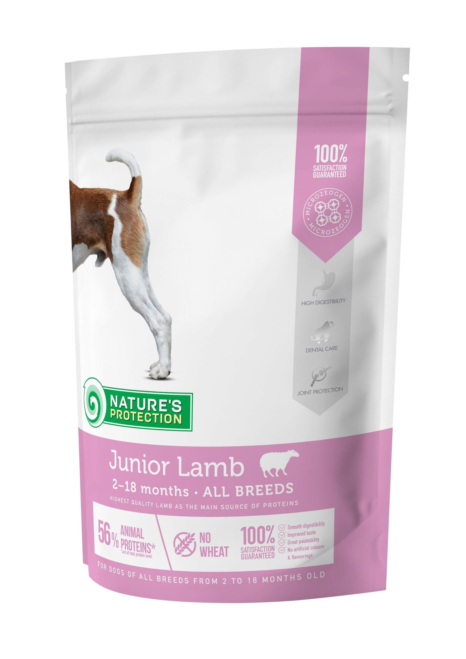 66500979472137_-acc04b1c60-2.jpg Сухий корм для цуценят Nature's Protection Junior Lambз ягням, 500 г - Зображення 1
