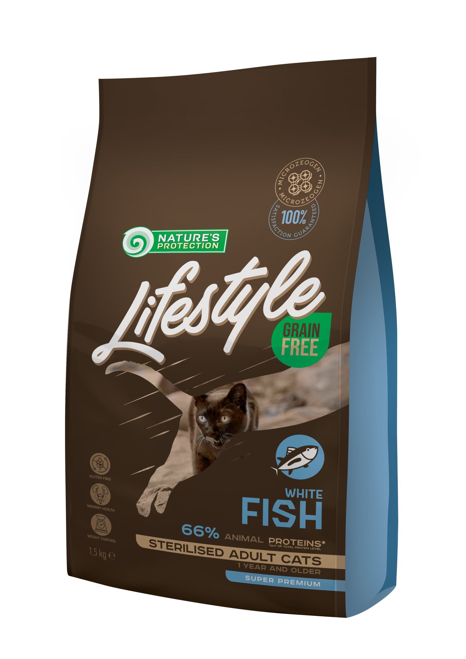 sukhoy-bezzernovoy-korm-dlya-sterilizovanykh-vzroslykh-koshek-s-beloy-ryboy-lifestyle-grain-free-white-fish-sterilised-adult-cat-1.5kg-24639642567787_-c2ff831233-2.jpeg Сухий беззерновий корм для стерилізованих котів Nature's Protection з білою рибою, 1,5 кг - Зображення 1
