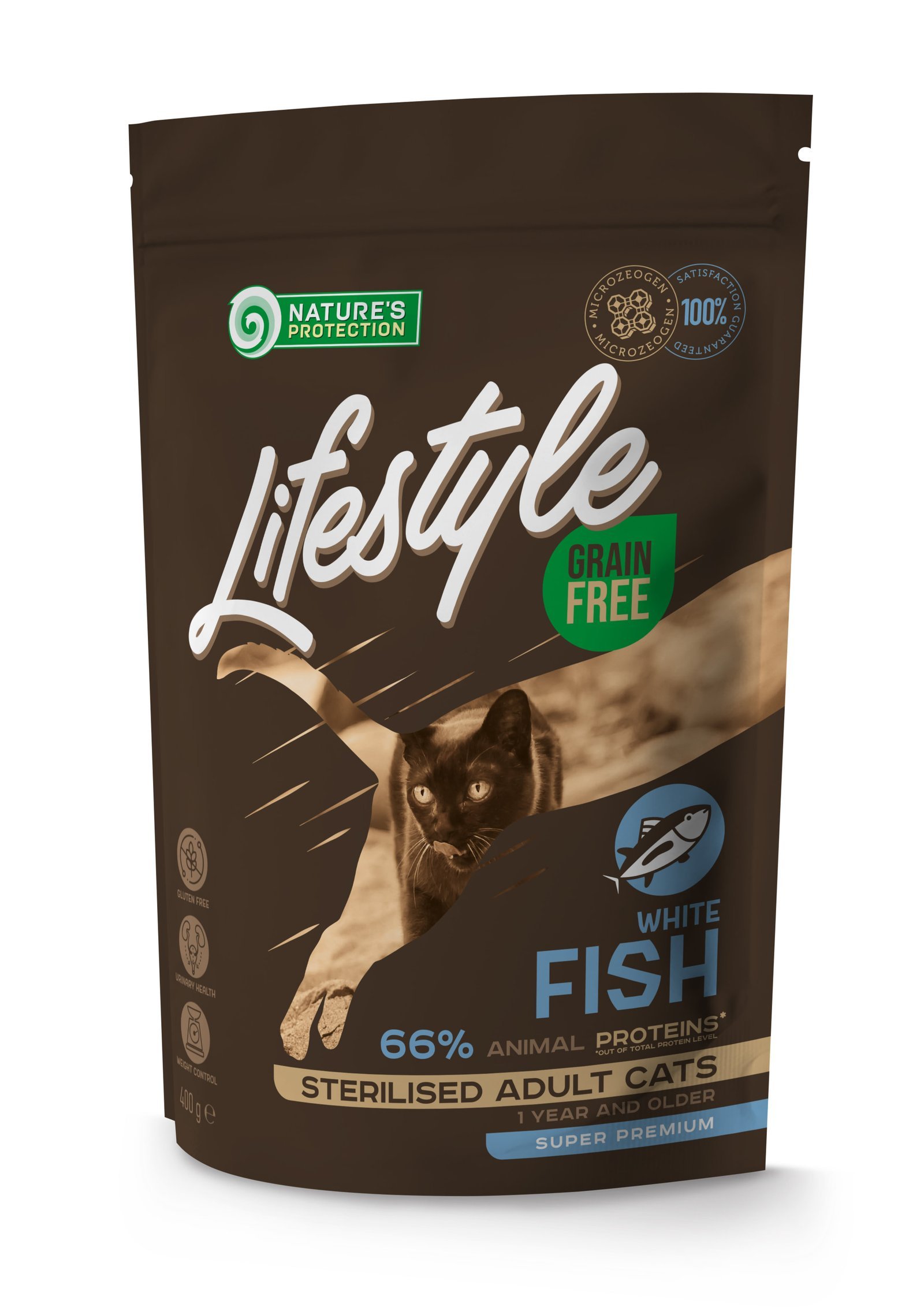 sukhoy-bezzernovoy-korm-dlya-sterilizovanykh-vzroslykh-koshek-s-beloy-ryboy-lifestyle-grain-free-white-fish-sterilised-adult-cat-400g-15734612730669_-e551e77ccc-2.jpeg Сухий беззерновий корм для стерилізованих котів Nature's Protection з білою рибою, 400 г - Зображення 1