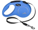 FLEXI Classic M Повідець-рулетка для собак, стрічка (5 м; до 25 кг), синя - Зображення 4