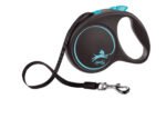 FLEXI Black Design M Повідець-рулетка для собак, стрічка (5 м; до 25 кг)