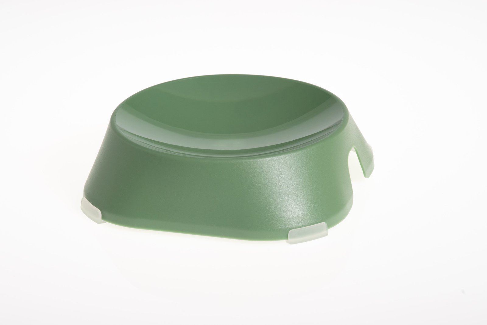 5903887828062-0001opti-1.jpg Пласка миска Flat Bowl, без антиковзких накладок, зелений FIBOO - Зображення 1