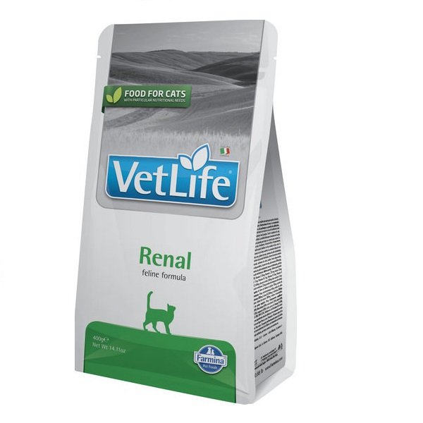 8010276025159 Сухий корм Farmina Vet Life Renal для котів, для підтримки функції нирок, 400 г - Зображення 1