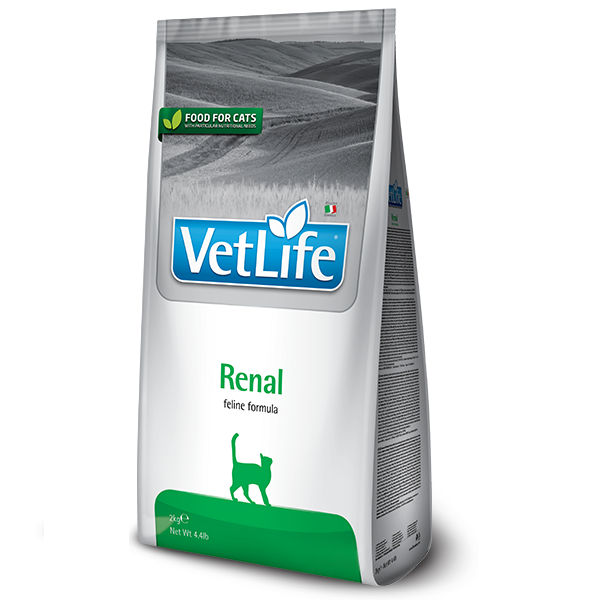 8010276025302 Сухий корм Farmina Vet Life Renal для котів, для підтримки функції нирок, 2 кг - Зображення 1