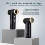 Портативний фен для домашніх тварин бездротовий, USB Type-C, чорний Tauro Pro Line - Зображення 4